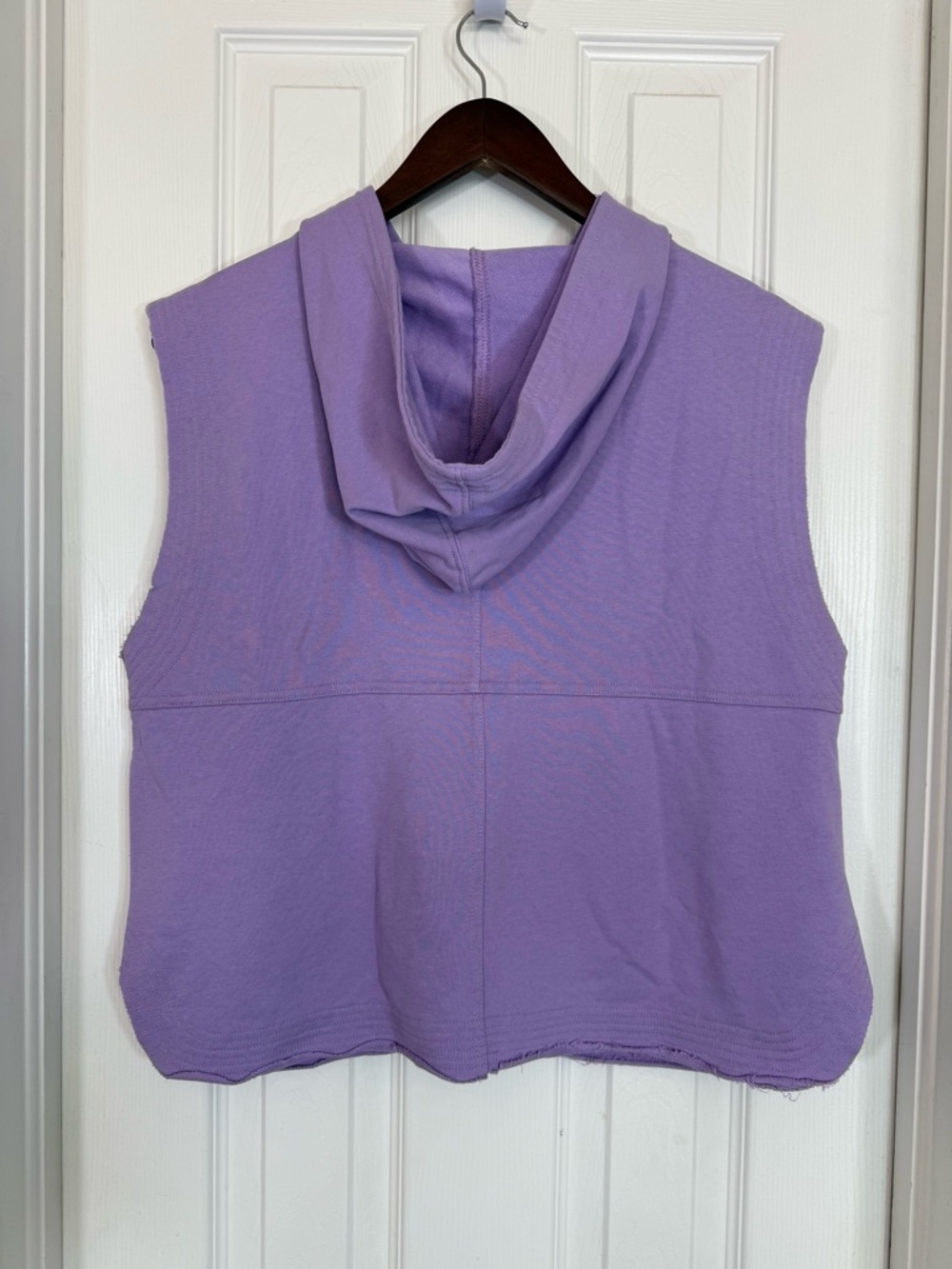 Ces Femme Lavender Zip-Up Hoodie Vest Size M - Picture 4 of 11